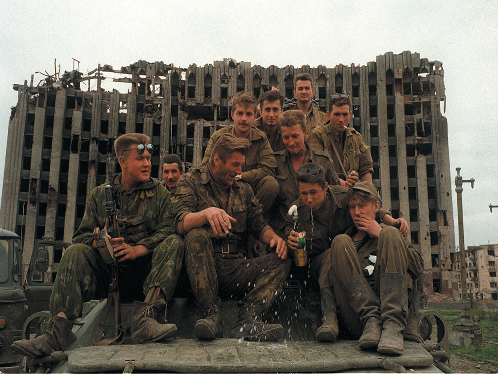 Fotos reales de soldados en las guerras de chechenia
