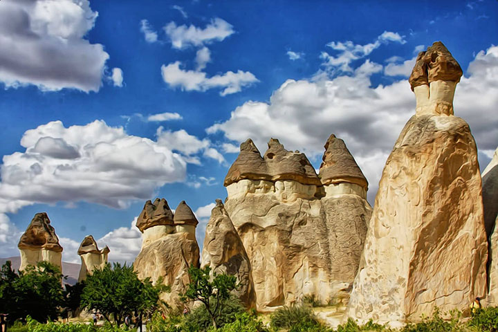 Pashabagi Valle de los Monjes en Capadocia Turquía